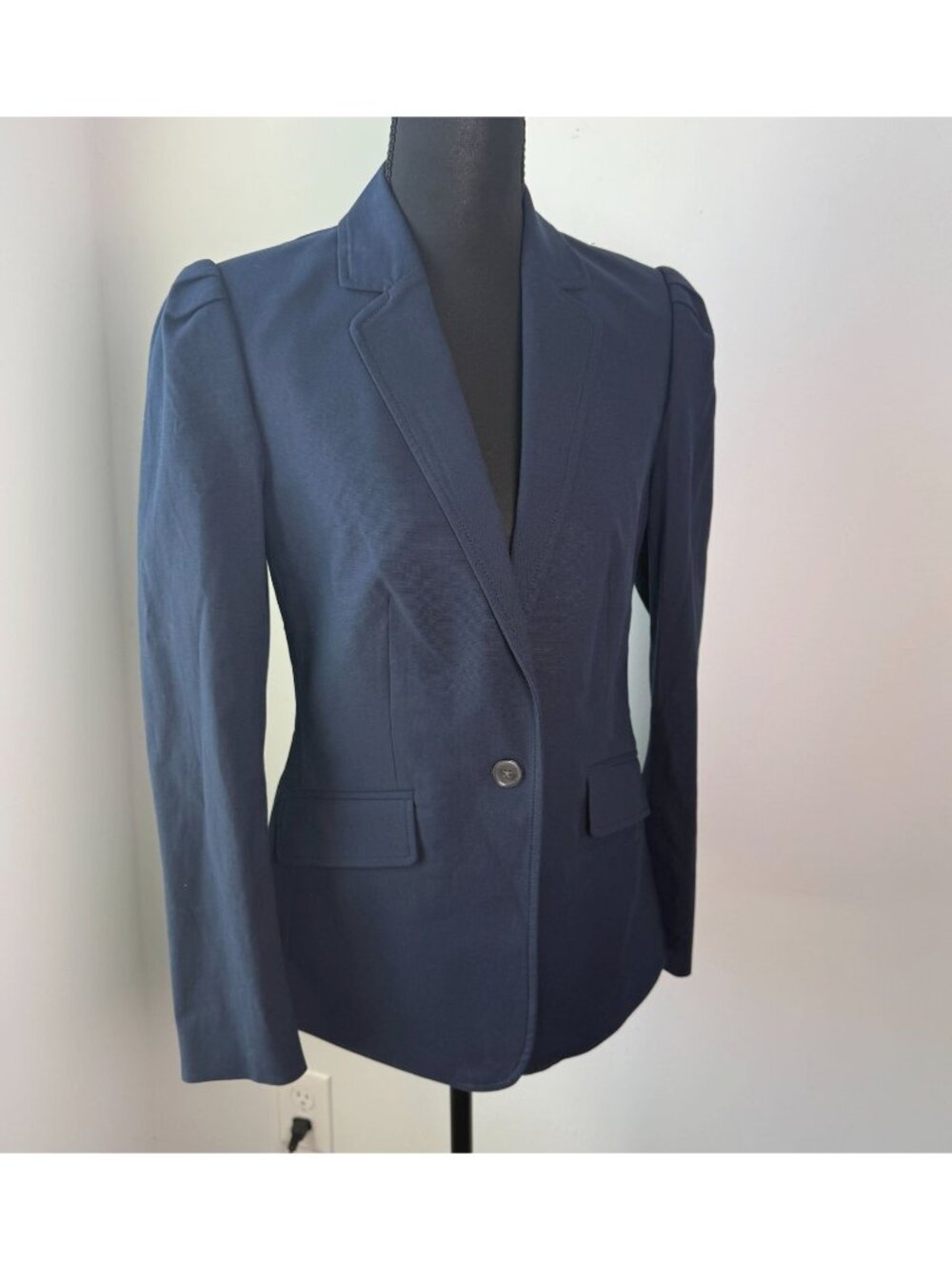 Rebecca Taylor Tailored NWT Stretch Suit Jacket Blazer Navy Size 2 Office